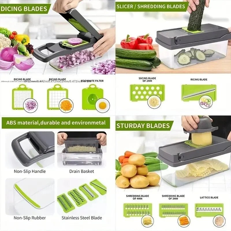 Mandoline Cuisine 16 en 1